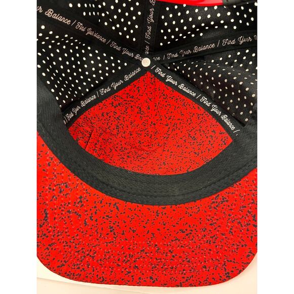 Alter Ego Running Hat Men's Adjustable Black Red Palm Tree Mesh - Picture 4 of 5